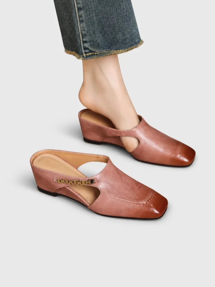 Avella Leather Mules
