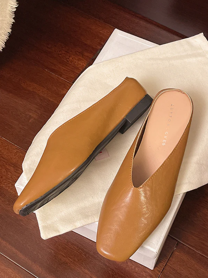 Vale Leather Flats