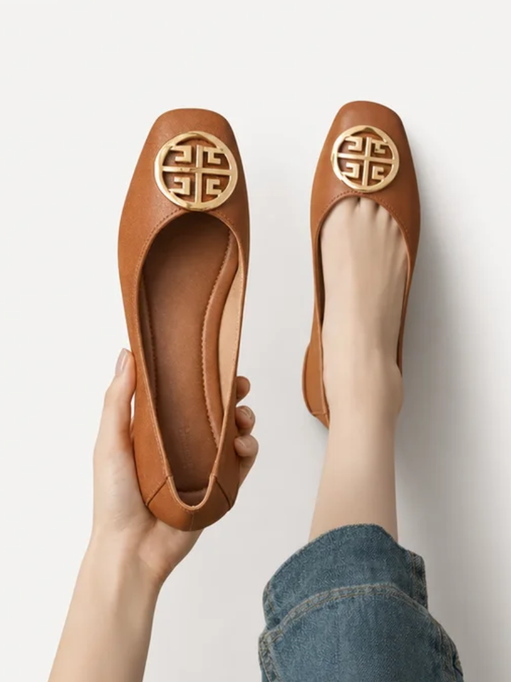 Orchard Leather Flats