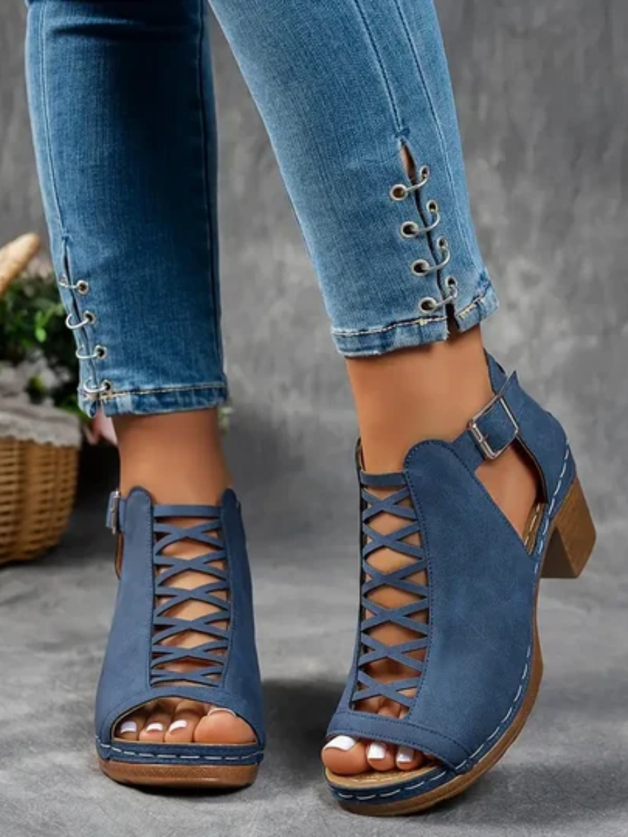 Aubrey™ | Elegant Wedge Sandals