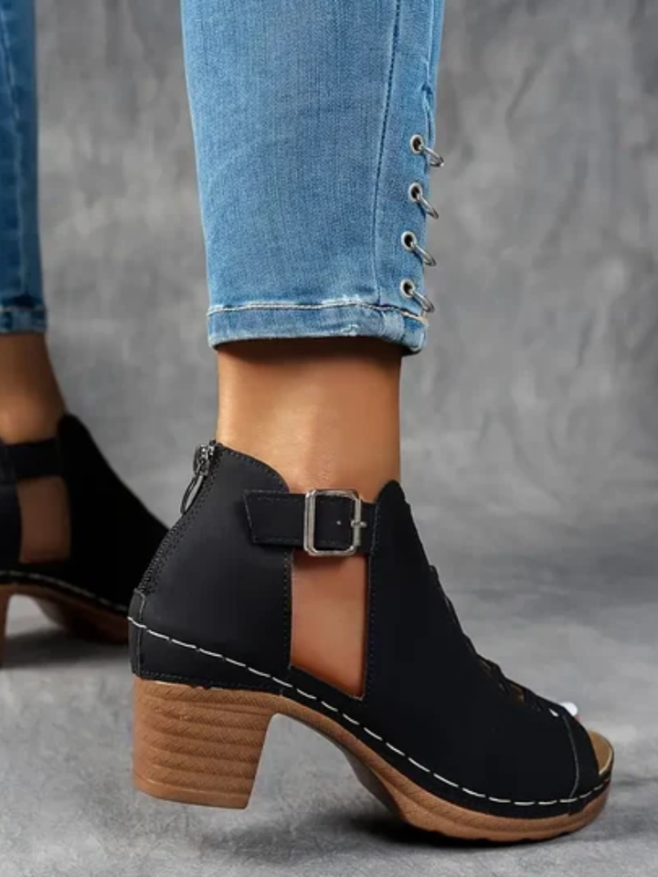 Aubrey™ | Elegant Wedge Sandals