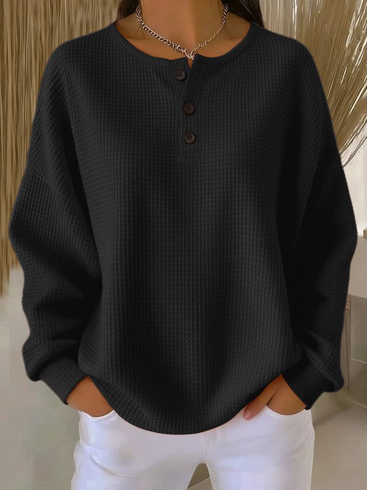 Anne | Relaxed Collar Sweatshirt