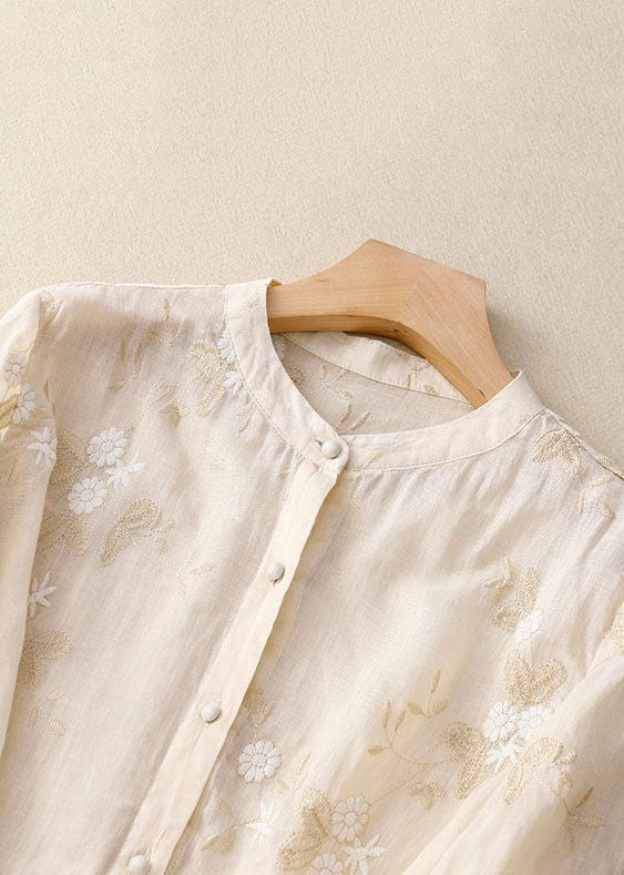 Kourtney™ | Chic Blouse with Floral Accents