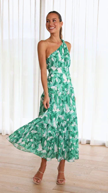 Eliza™ - Asymmetrical Strap Dress