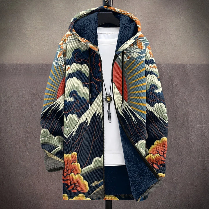 Addison | Art-Inspired Hooded Cardigan
