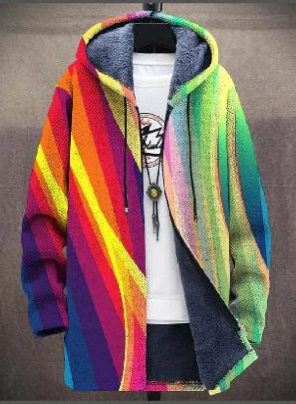Peyton | Art-Inspired Hooded Cardigan