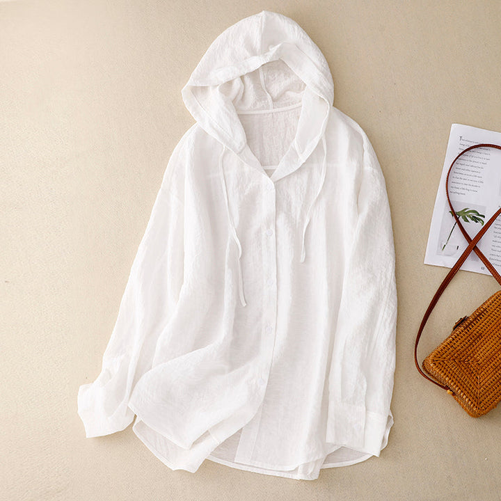 Victoria™ | Lightweight Hoodie with Buttons