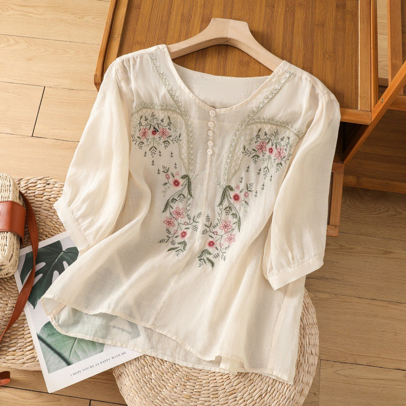 Tamsina™ | Floral Relaxed Blouse