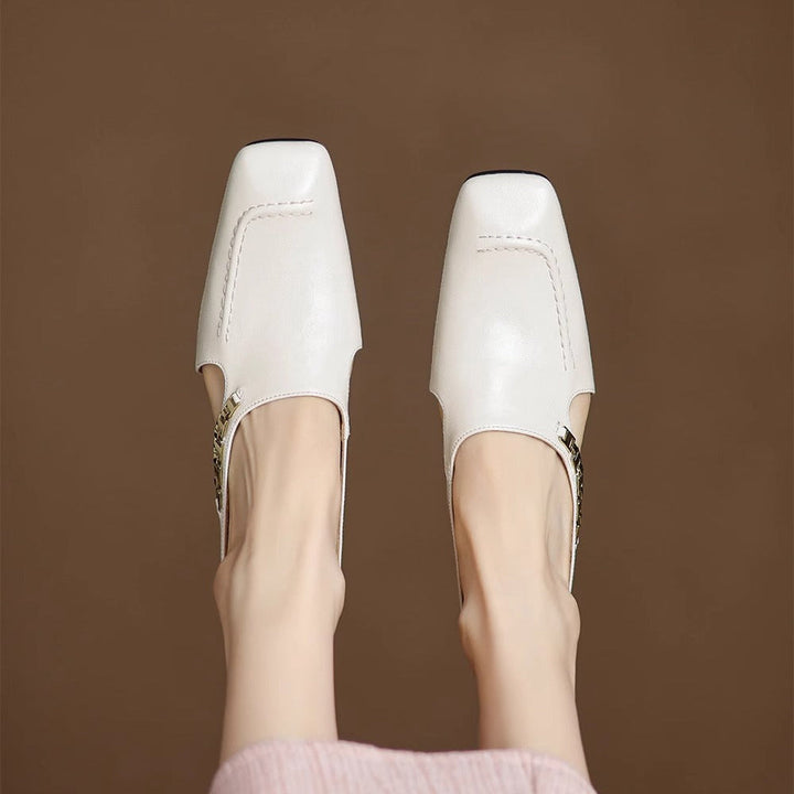 Avella Leather Mules