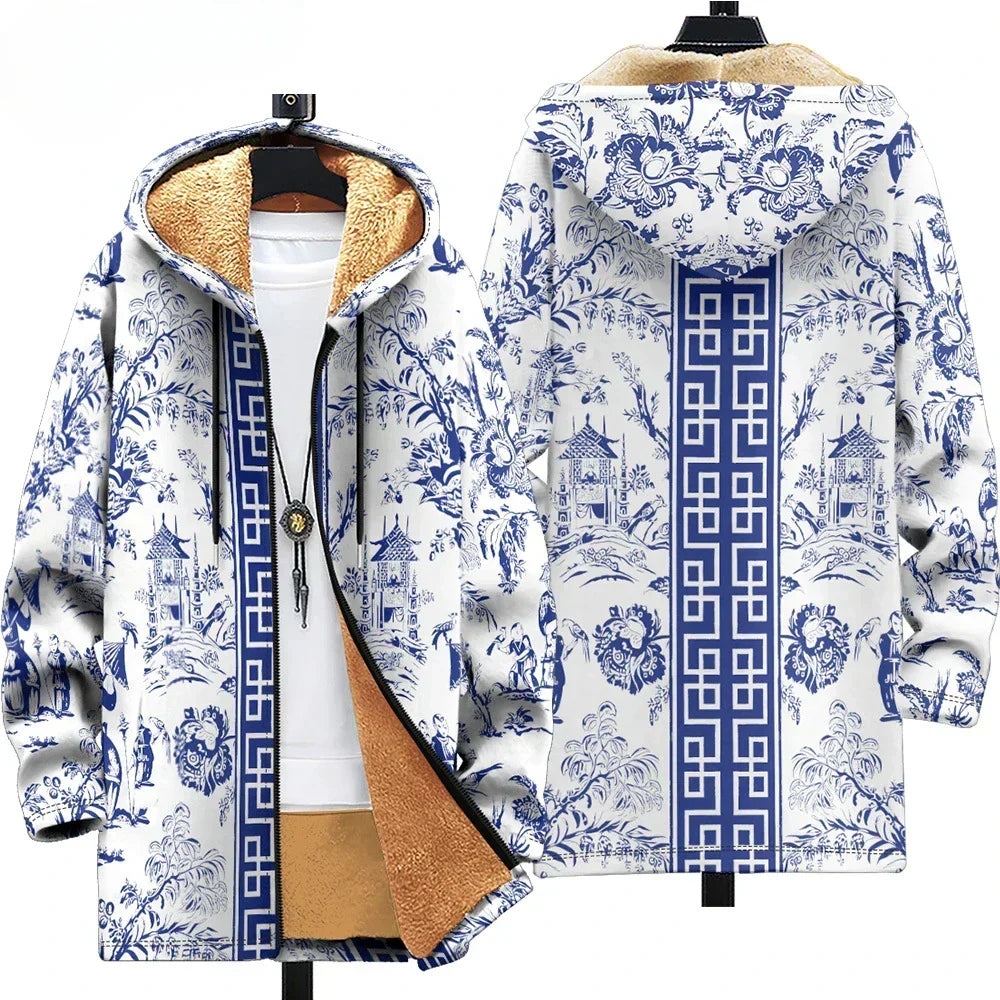 Ava | Art-Inspired Hooded Cardigan