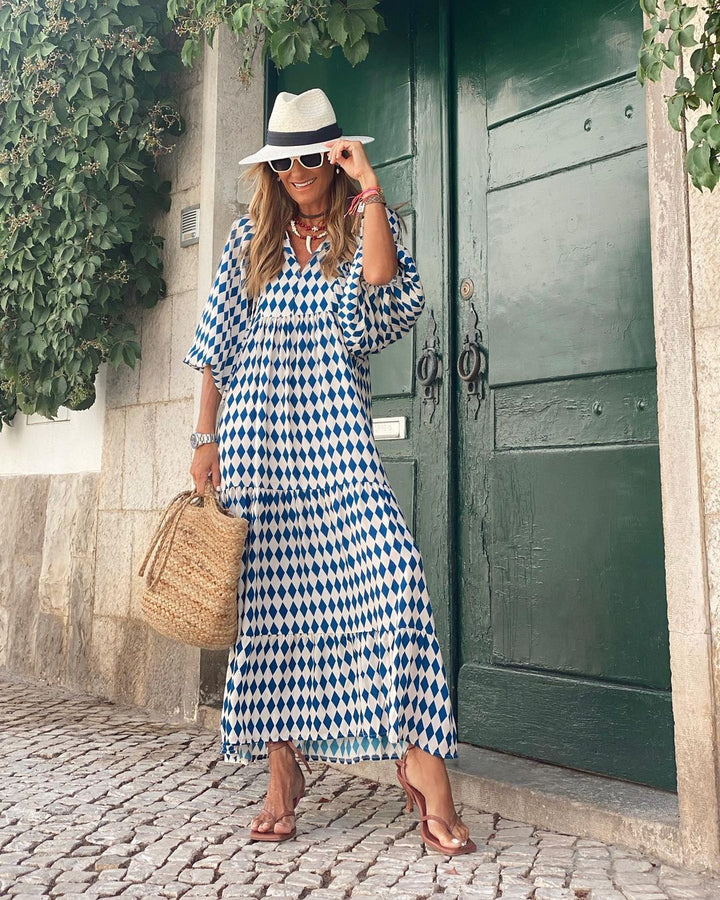 Fiona™ | Eclectic Boho Maximalist Dress