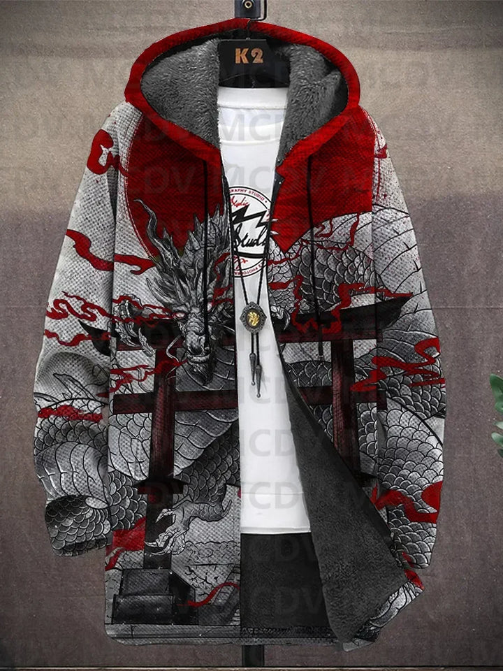 Harper | Art-Inspired Hooded Cardigan