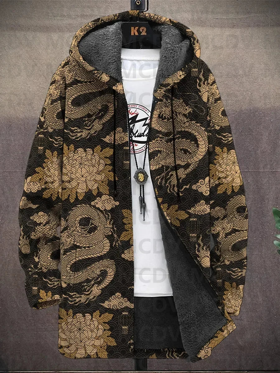 Harper | Art-Inspired Hooded Cardigan