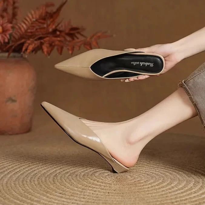 Eneva Leather Mules