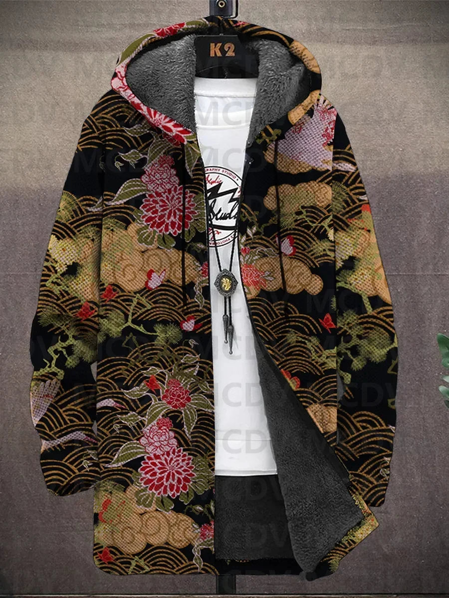 Harper | Art-Inspired Hooded Cardigan