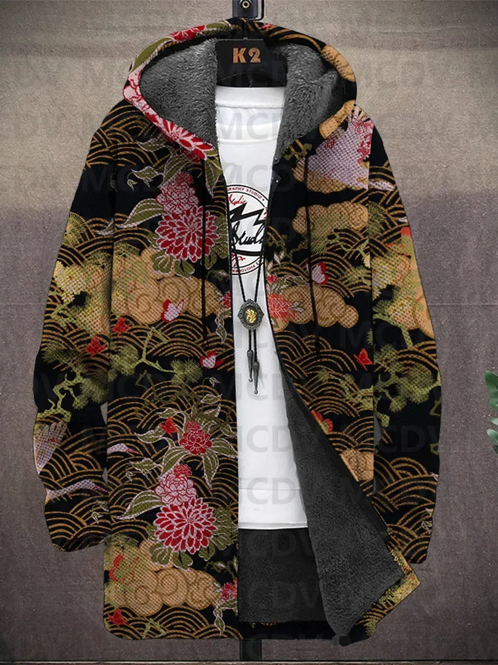 Harper | Art-Inspired Hooded Cardigan