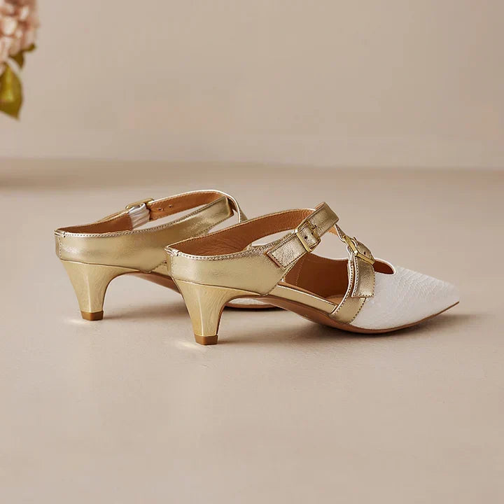 Zelle Genuine Leather Mules
