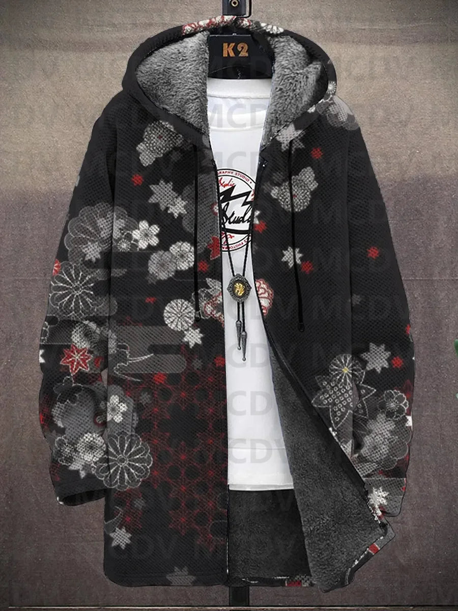 Harper | Art-Inspired Hooded Cardigan