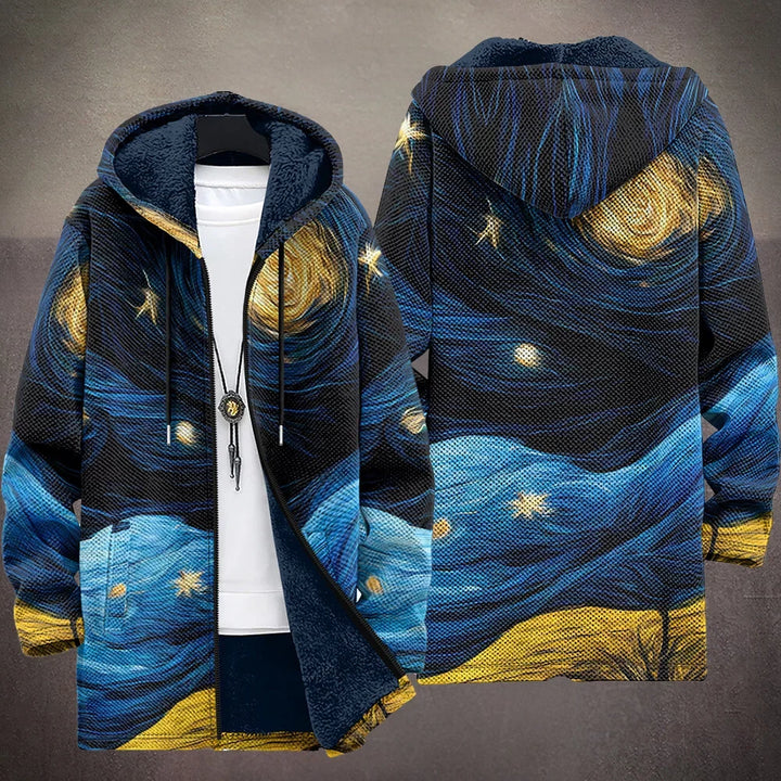 Brianna | Art-Inspired Hooded Cardigan