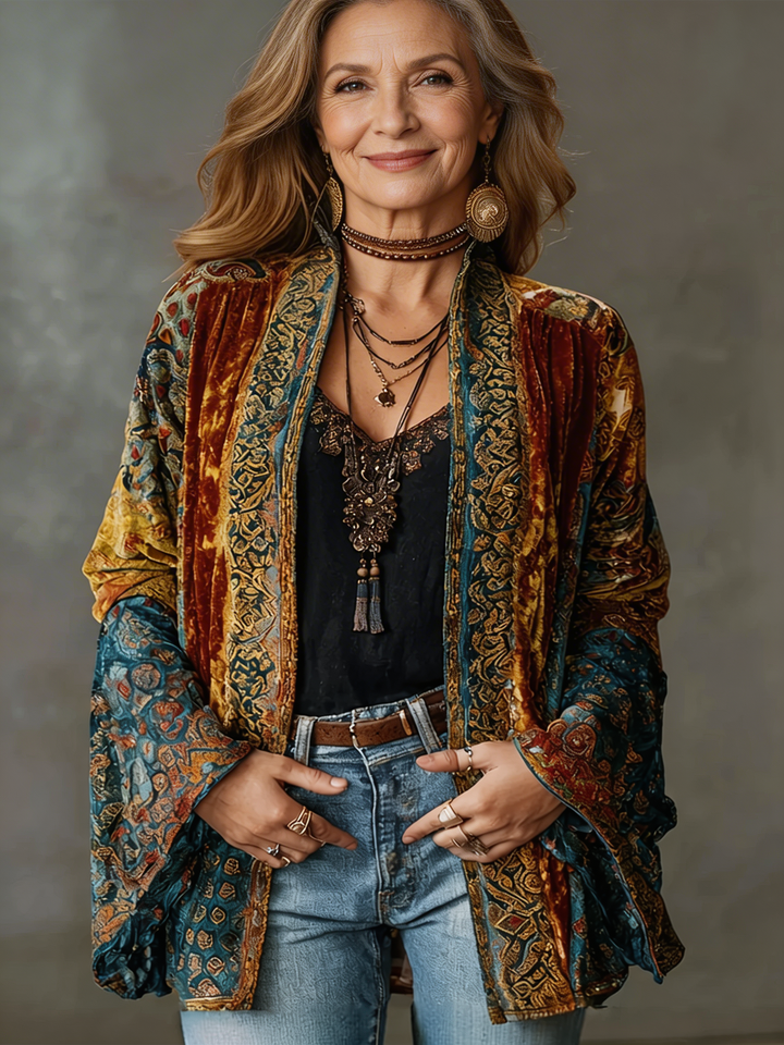 Darcy™ | Boho Embroidered Kimono Cardigan