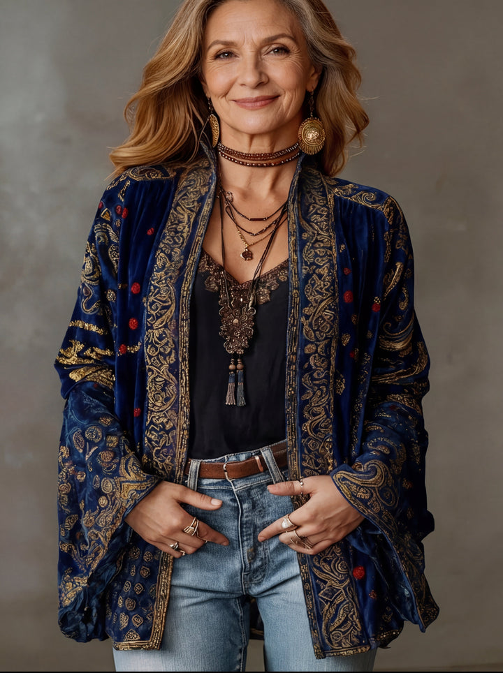 Darcy™ | Boho Embroidered Kimono Cardigan