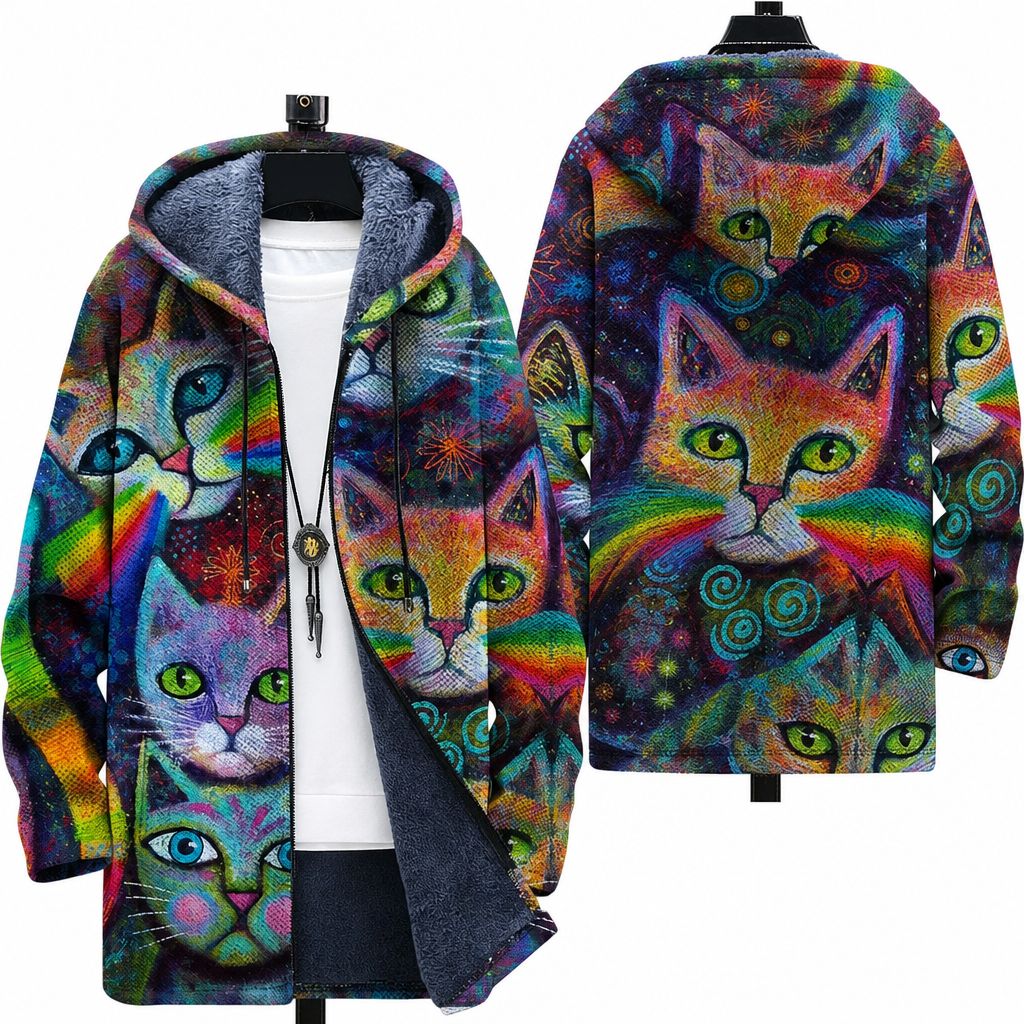 Madison | Art-Inspired Hooded Cardigan