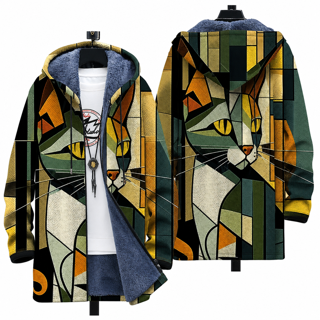 Mackenzie | Art-Inspired Hooded Cardigan