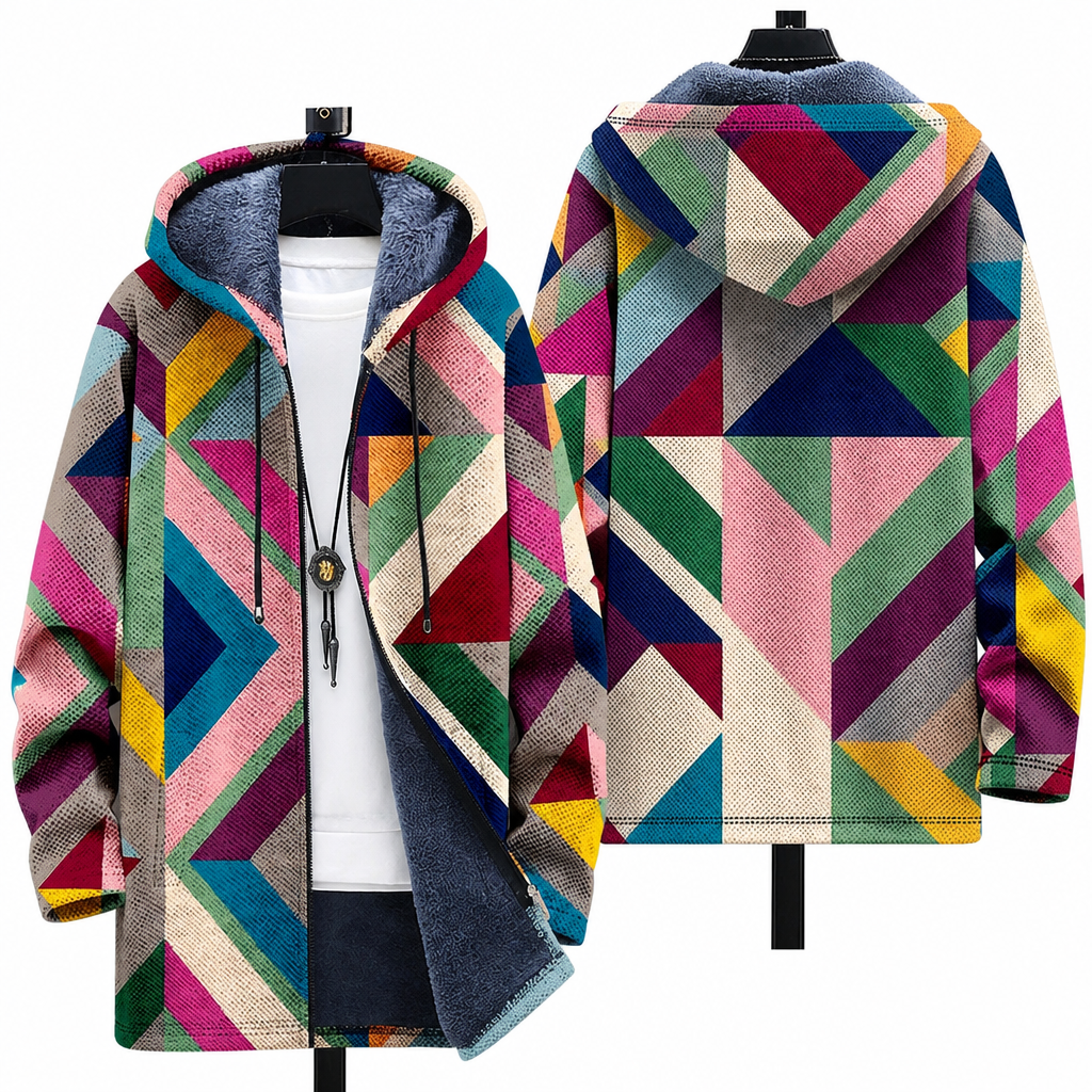 Sydney | Art-Inspired Hooded Cardigan