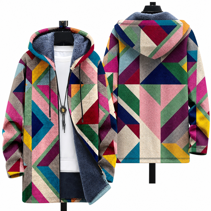 Sydney | Art-Inspired Hooded Cardigan