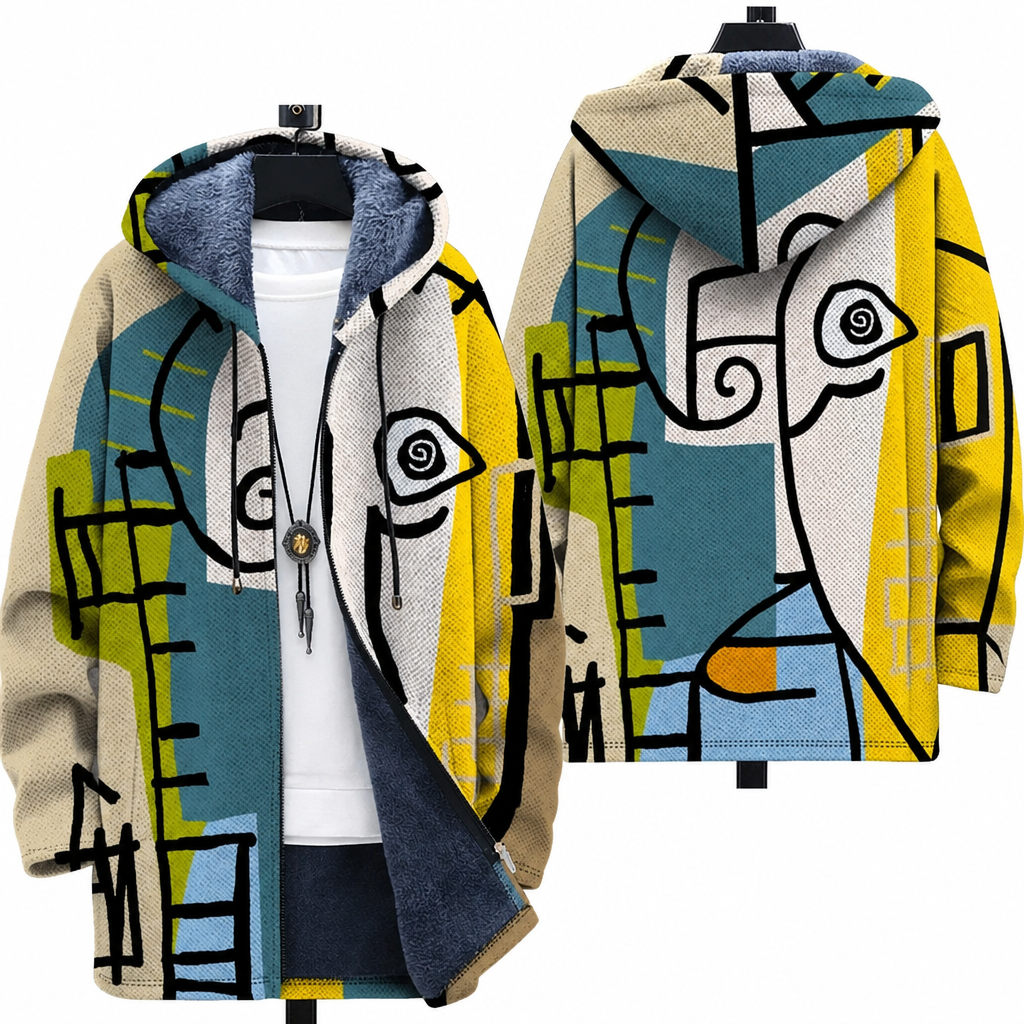 Kaylee | Art-Inspired Hooded Cardigan