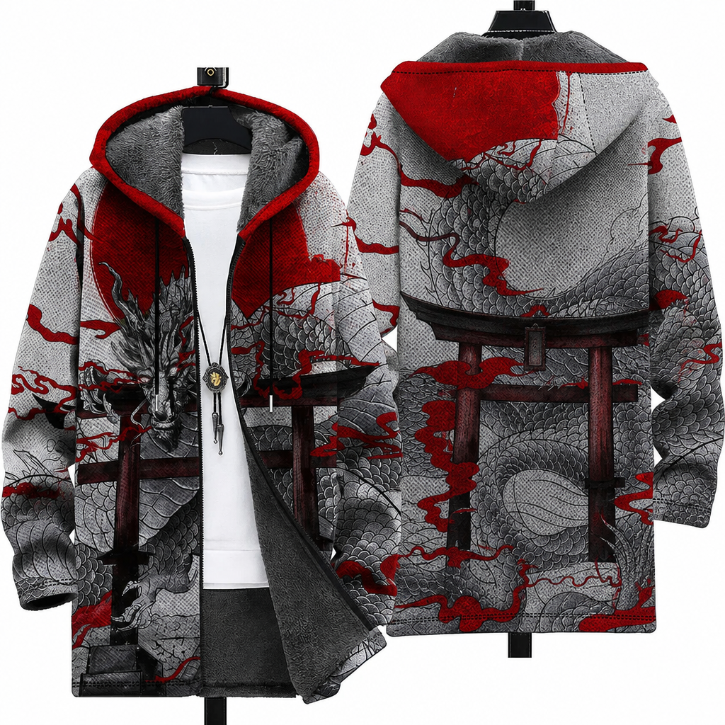 Harper | Art-Inspired Hooded Cardigan