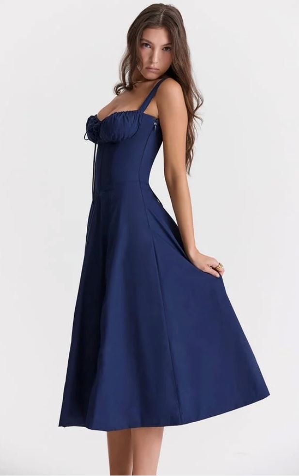 Lara™ - Printed Midi Dress