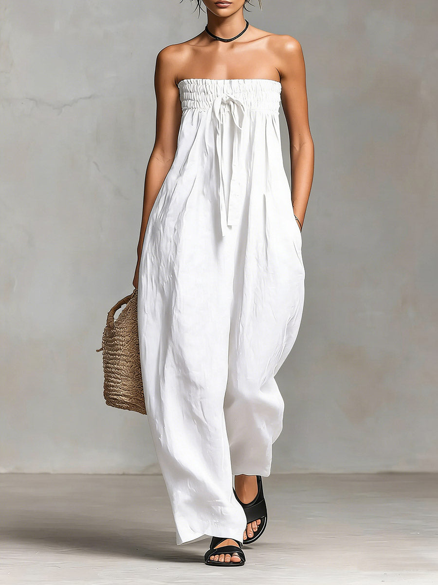 Nova | Strapless Flow Maxi Dress