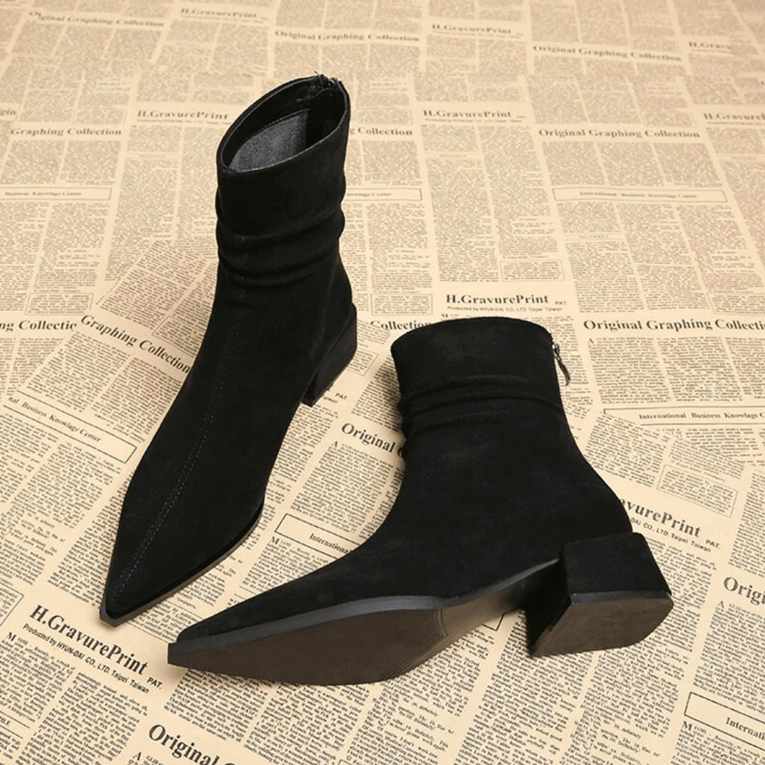 Messali™ - Pointed Toe Ankle Block Heel