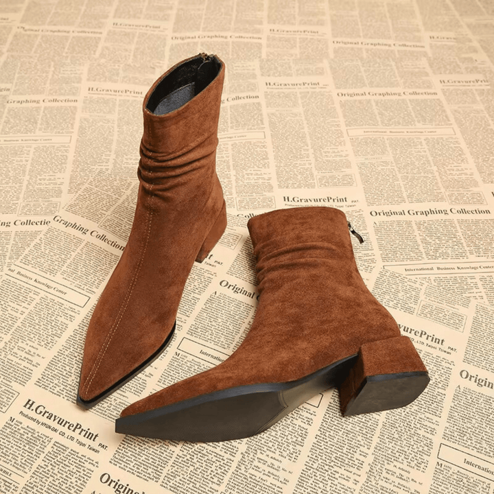 Messali™ - Pointed Toe Ankle Block Heel
