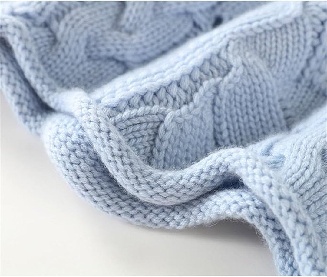 Amelia | Women's Cable Knit Sweater Turtleneck Loose-Fit Pullover