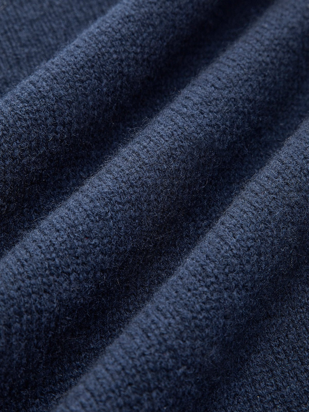 Mia | Women's Denim-Collar Knit Polo Sweater