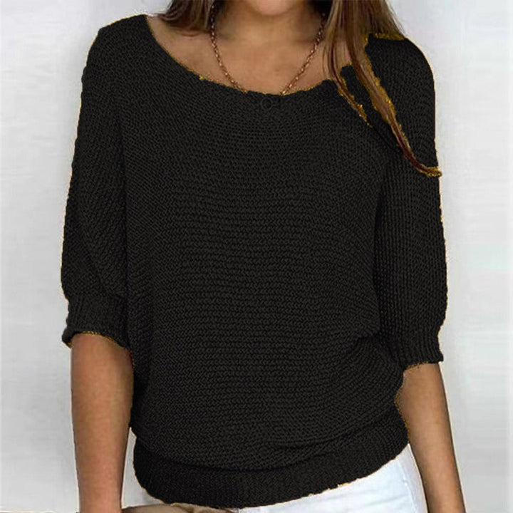 Eleanor | Women's Relaxed-Fit Batwing-Sleeve Knit Pullover Sweater