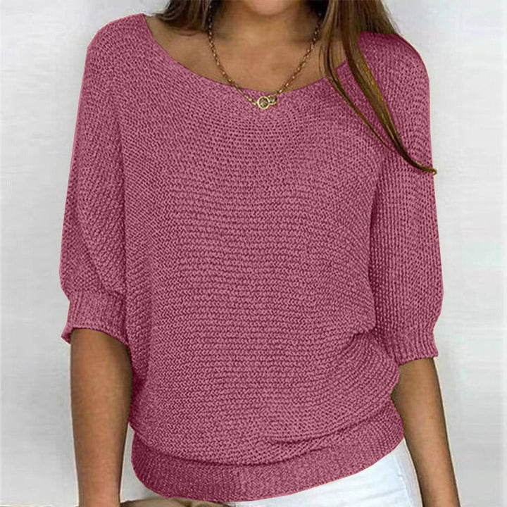 Eleanor | Women's Relaxed-Fit Batwing-Sleeve Knit Pullover Sweater