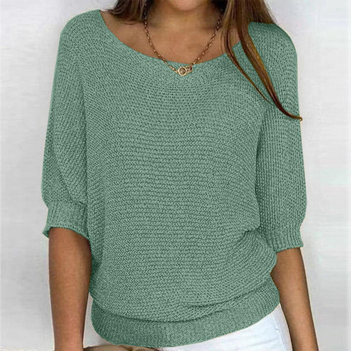 Eleanor | Women's Relaxed-Fit Batwing-Sleeve Knit Pullover Sweater