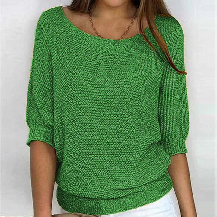 Eleanor | Women's Relaxed-Fit Batwing-Sleeve Knit Pullover Sweater